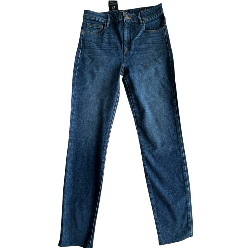 Sanctuary Social Standard Mid-Rise Skinny Jeans Raw Hem Low Stretch Size 29 NWT